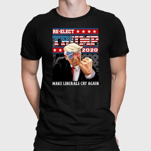 Thomas Jacob Re elect Trump 2020 Make Liberals Cry Again Shirt
