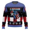 Captain America Marvel Comics Ugly Christmas Sweater
