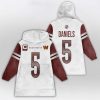 Captain Daniels 5 Washington Football Unisex Blanket Hoodie