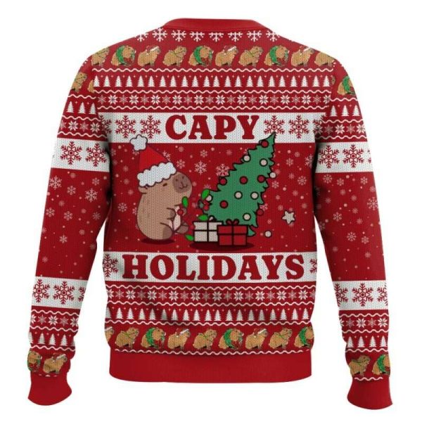 Capy Holidays Christmas Ugly Sweater