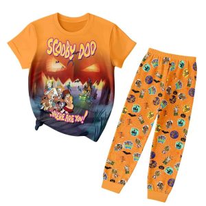 Scooby Doo x Halloween Where Are You Pajamas Set