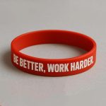 Charlie Kirk Be Better Work Harder Bracelet