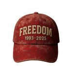 Charlie Kirk Freedom 1993-2025 Bloody Hat