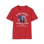 Charlie Kirk Freedom A True Patriot Red Shirt