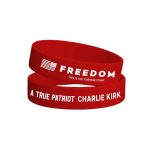Charlie Kirk Freedom This is the Turning Point A True Patriot Wristband