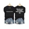 Charlie Kirk Freedom Words Are Stronger Than Bullets Shirt