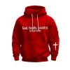 Charlie Kirk God Family Country In That Order Red Hoodie