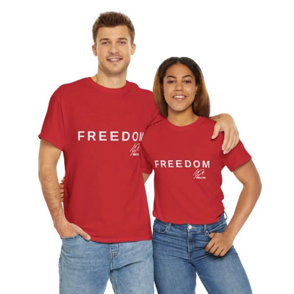 Charlie Kirk Red Freedom Signature Shirt