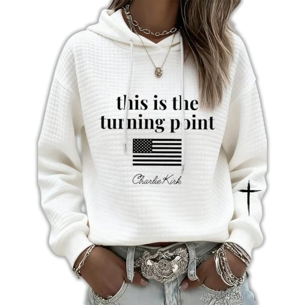 Charlie Kirk This is the Turning Point Waffle Hoodie