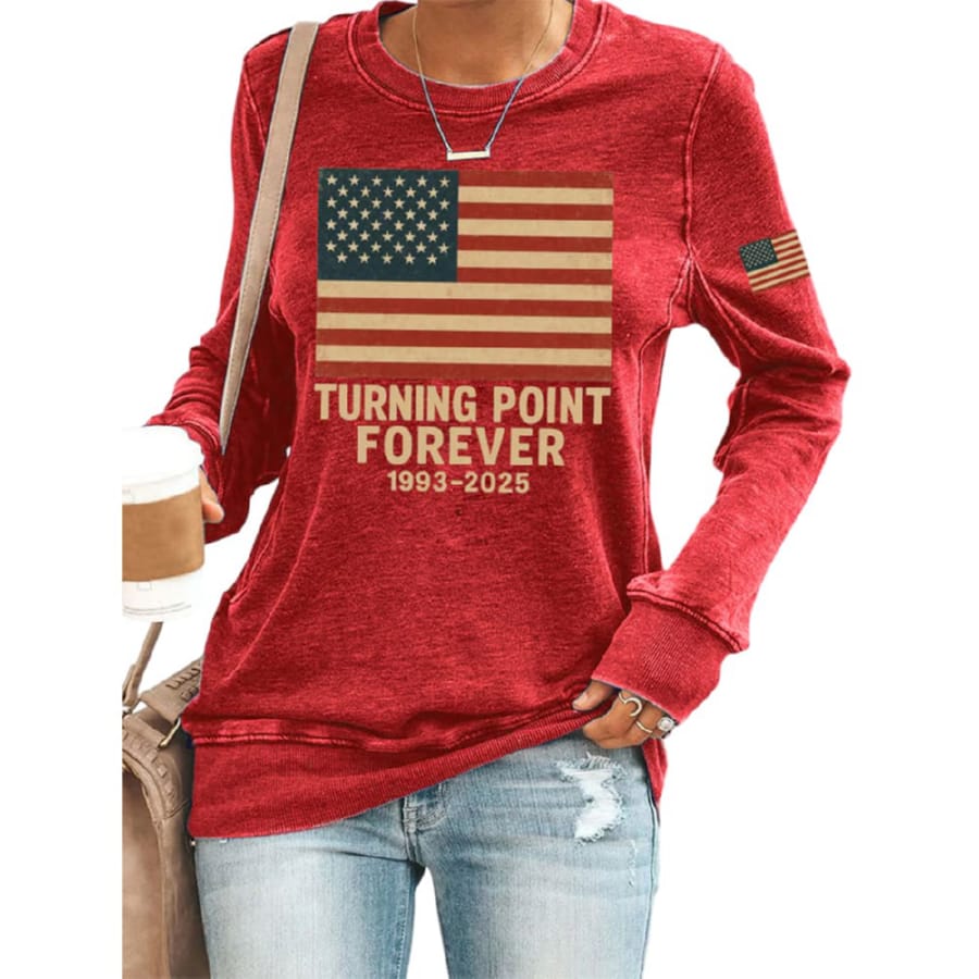 Charlie Kirk Turning Point Forever 1993 2025 Sweatshirt Charlie Kirk Turning Point Forever 1993 2025 Sweatshirt
