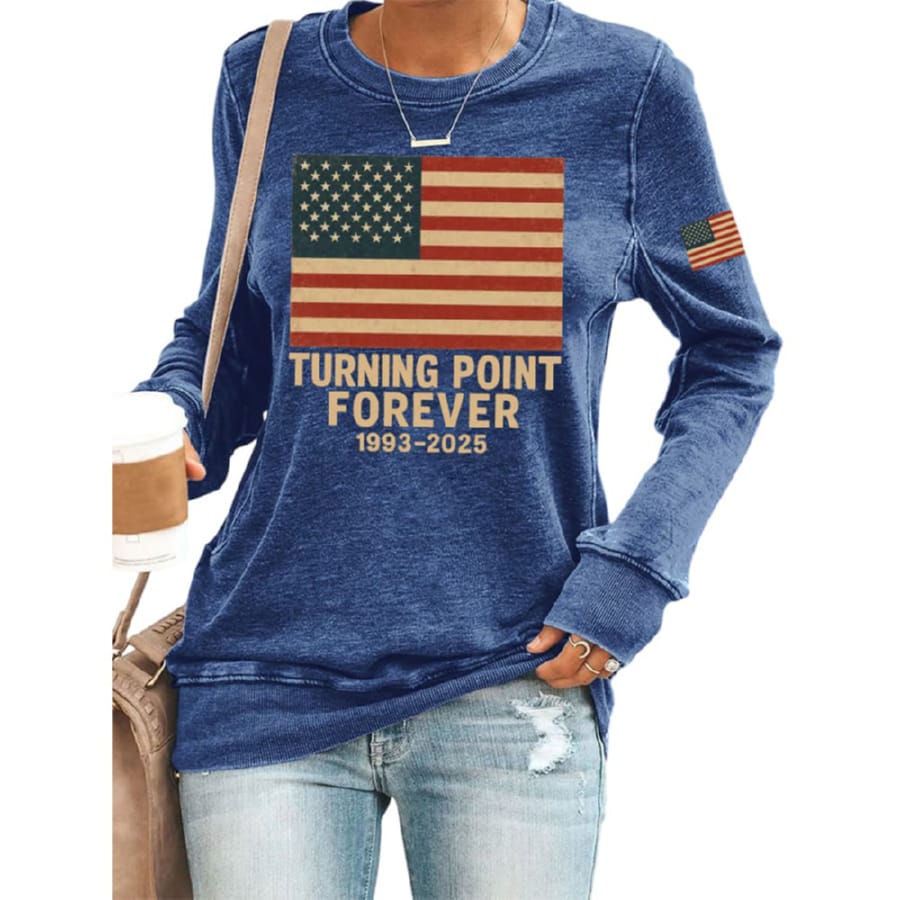 Charlie Kirk Turning Point Forever 1993 2025 Sweatshirt Charlie Kirk Turning Point Forever 1993 2025 Sweatshirt