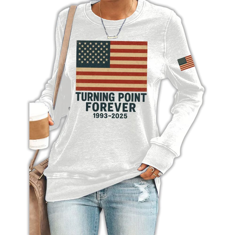 Charlie Kirk Turning Point Forever 1993 2025 Sweatshirt Charlie Kirk Turning Point Forever 1993 2025 Sweatshirt