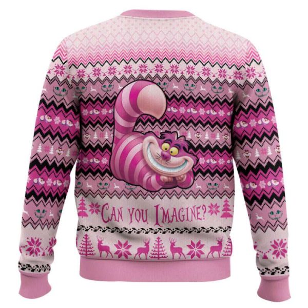 Cheshire Cat Alice in Wonderland Ugly Christmas Sweater