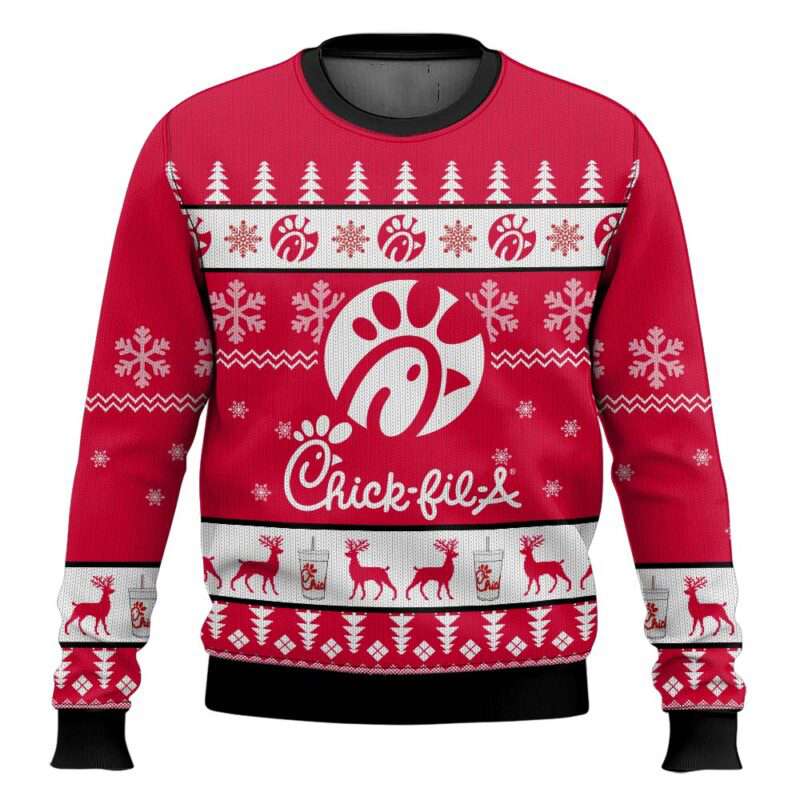 Chick Fil A Christmas Ugly Sweater Chick Fil A Christmas Ugly Sweater