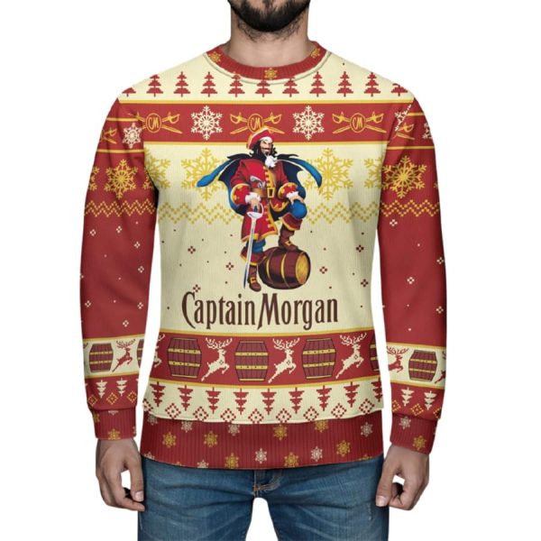 Christmas Captain Morgan Ugly Sweater