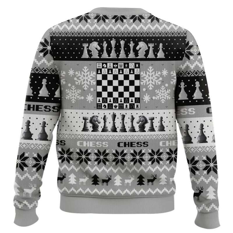 Christmas Chess Board Games Ugly Christmas Sweater Christmas Chess Board Games Ugly Christmas Sweater