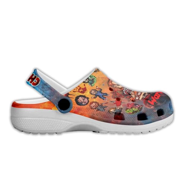 Chucky x Halloween Wanna Play Crocs Clogs