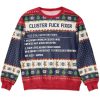 Cluster Fuck Fixer Christmas Ugly Sweater