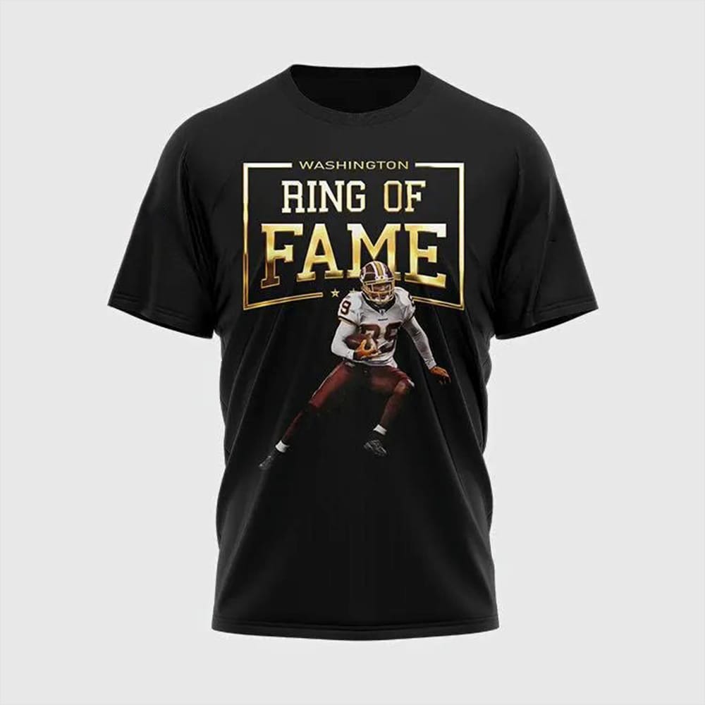 Commanders Santana Moss Ring Of Fame Shirt Commanders Santana Moss Ring Of Fame Shirt