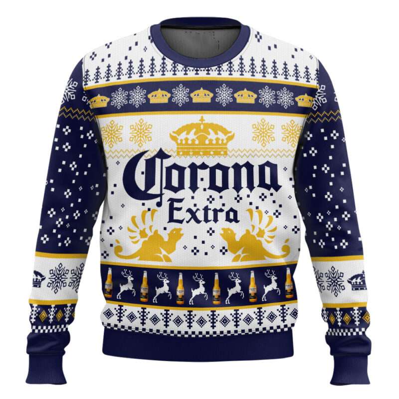 Corona Extra Ugly Christmas Sweater Corona Extra Ugly Christmas Sweater