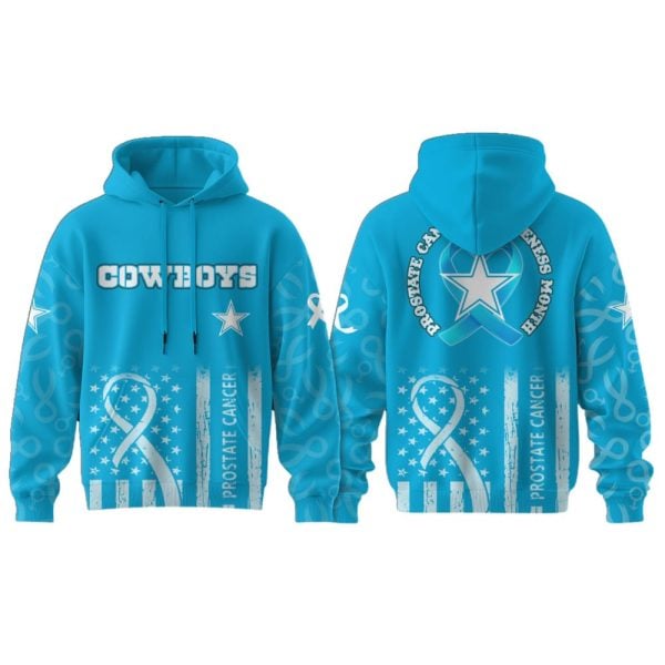 Cowboys Prostate Cancer Awareness Hoodie 2025