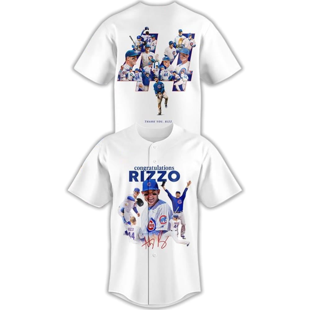 Cubs Legend Anthony Rizzo Jersey Thank You Rizz Cubs Legend Anthony Rizzo Jersey Thank You Rizz