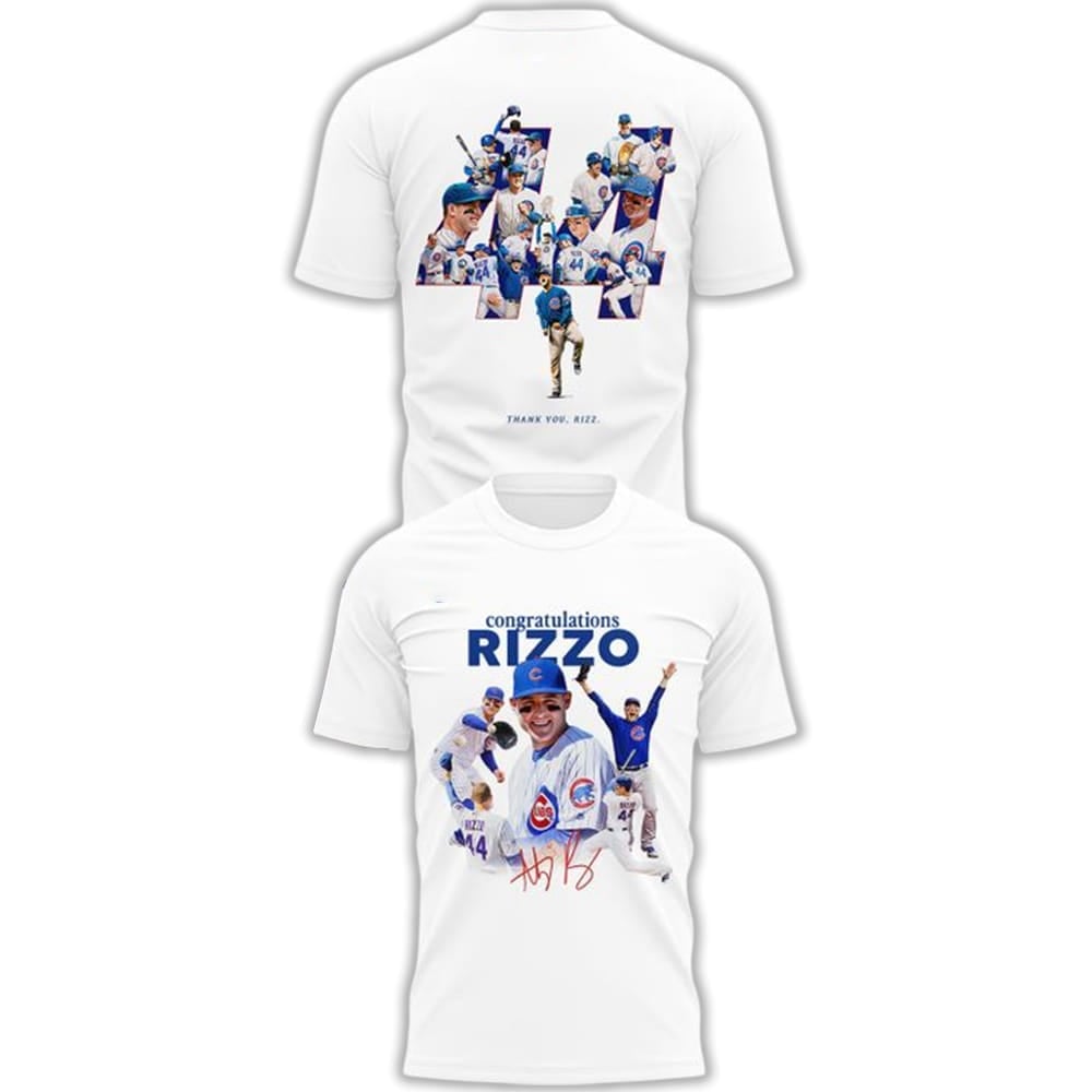 Cubs Legend Anthony Rizzo Two Sided Shirt Cubs Legend Anthony Rizzo Two Sided Shirt