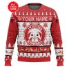 Custom Name Fireball Titties Funny Ugly Christmas Sweater