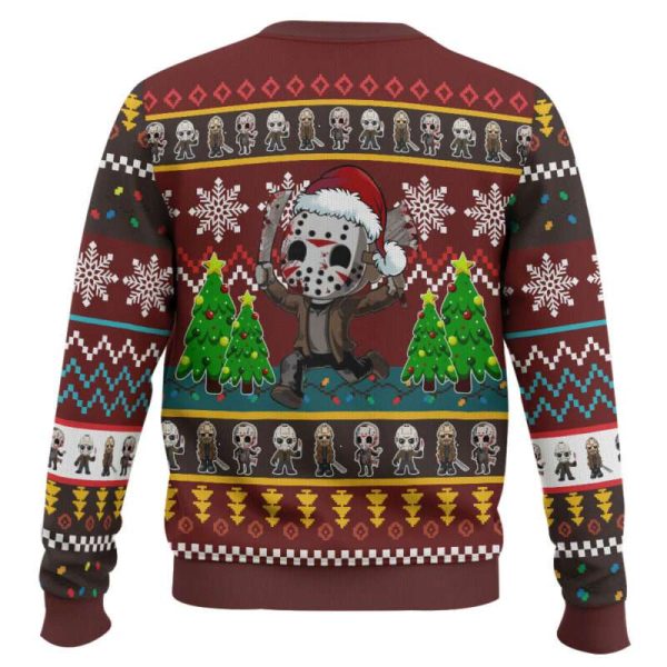 Cute Jason Friday the 13th Ugly Christmas Sweater