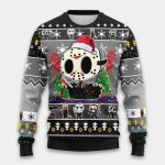Cute Jason Horror Character Halloween Ugly Christmas Sweater