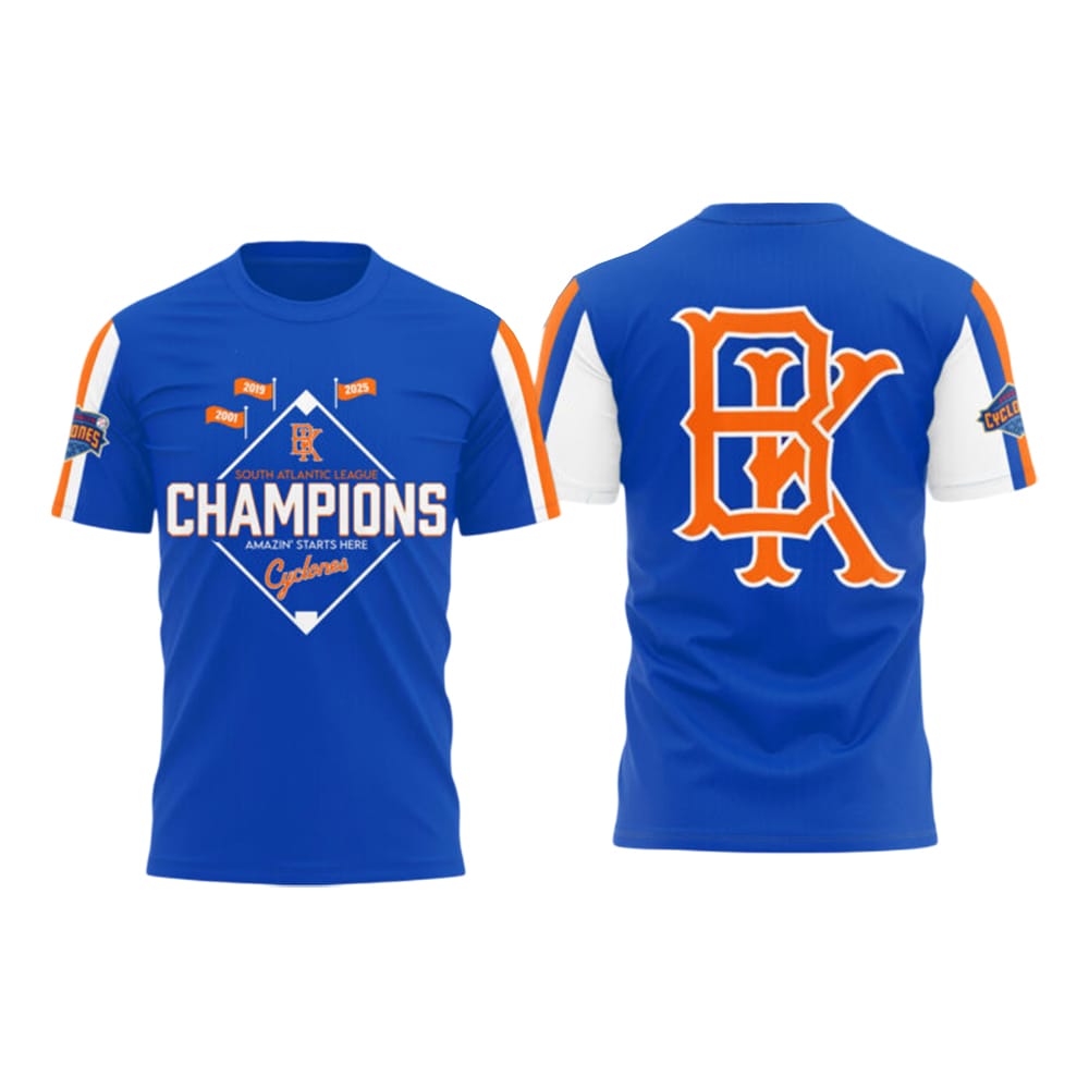 Cyclones South Atlantic League Champions 2025 Shirt Cyclones South Atlantic League Champions 2025 Shirt
