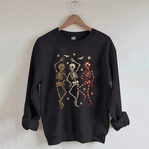 Halloween Dancing Skeletons Sweatshirt3