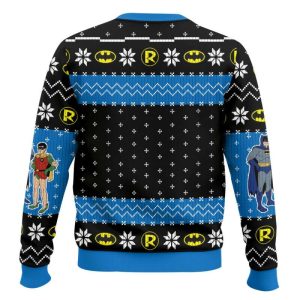 Batman And Robin Ugly Christmas Sweater 1 Batman And Robin Ugly Christmas Sweater1