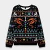DND Dragon Dice Weapon Ugly Christmas Sweater