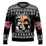 Dave's Not Here Man Cheech and Chong Ugly Christmas Sweater