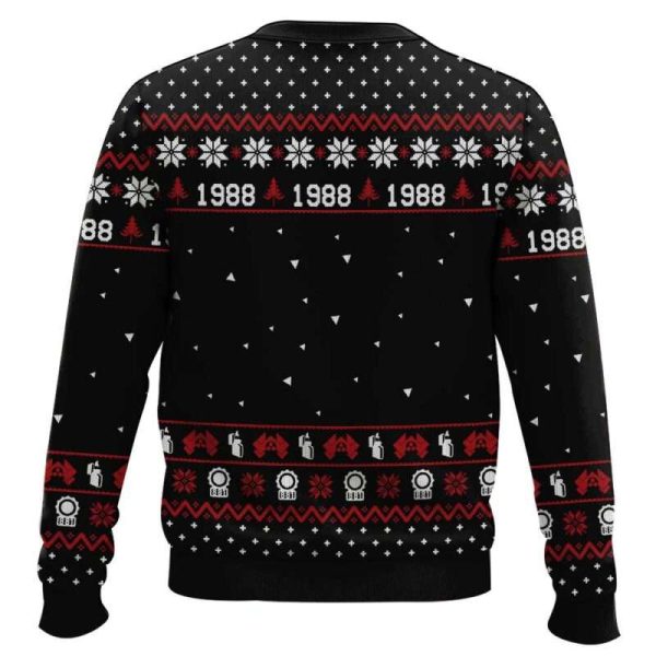 Die Hard 1988 Nakatomi Plaza Ugly Christmas Sweater