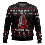 Die Hard 1988 Nakatomi Plaza Ugly Christmas Sweater