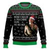 Die Hard Ho Ho Ho Machine Gun Christmas Ugly Sweater