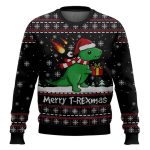 Dinosaur T-Rex Ugly Christmas Sweater