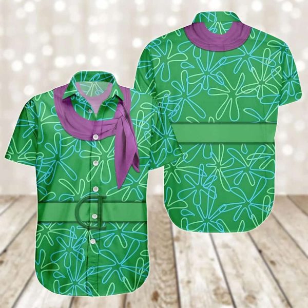 Disgust Inside Out 2 Characters Cosplay Hawaiian Shirt