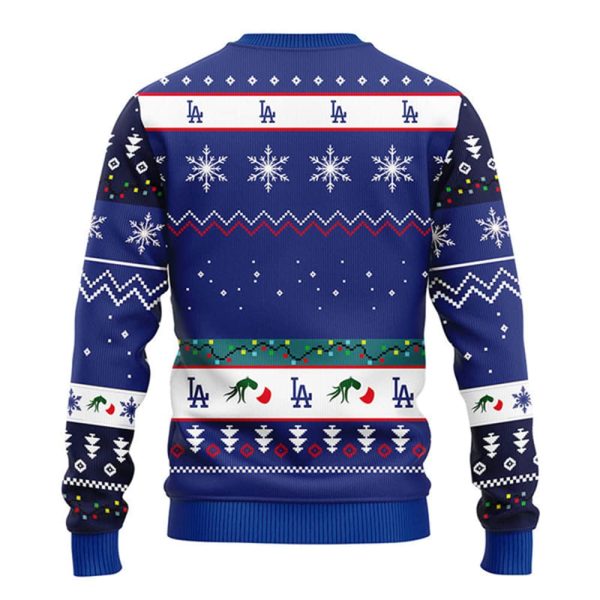 Dodgers 12 Grnch Ugly Christmas Sweater