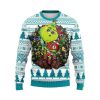 Dolphins Grnch Hug Ugly Christmas Sweater