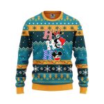 Dolphins HoHoHo Mickey Ugly Christmas Sweater