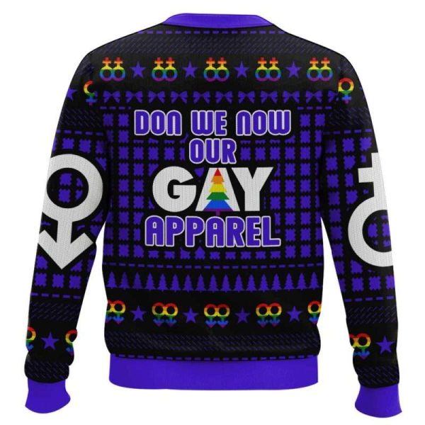 Don We Now Our Gay Apparel LGBT Ugly Christmas Sweater