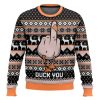 Duck You Funny Christmas Ugly Sweater