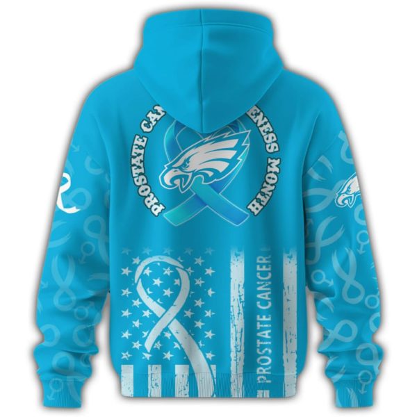 Eagles Prostate Cancer Awareness Hoodie 2025