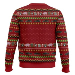 Nicolas Cage Jolly Old Saint Nic Christmas Ugly Sweater1
