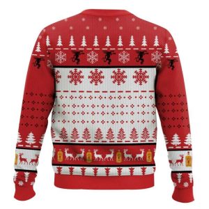 Custom Name Fireball Titties Funny Ugly Christmas Sweater1