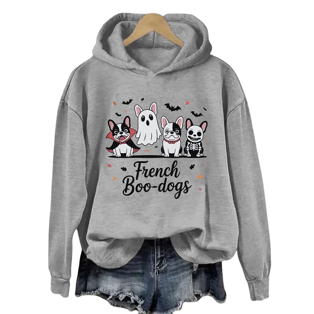 Fall French Bulldog Halloween Hoodie Fall French Bulldog Halloween Hoodie
