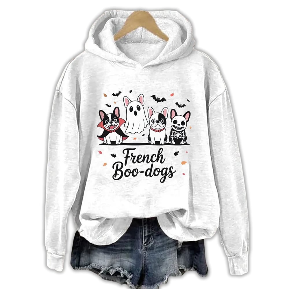 Fall French Bulldog Halloween Hoodie Fall French Bulldog Halloween Hoodie